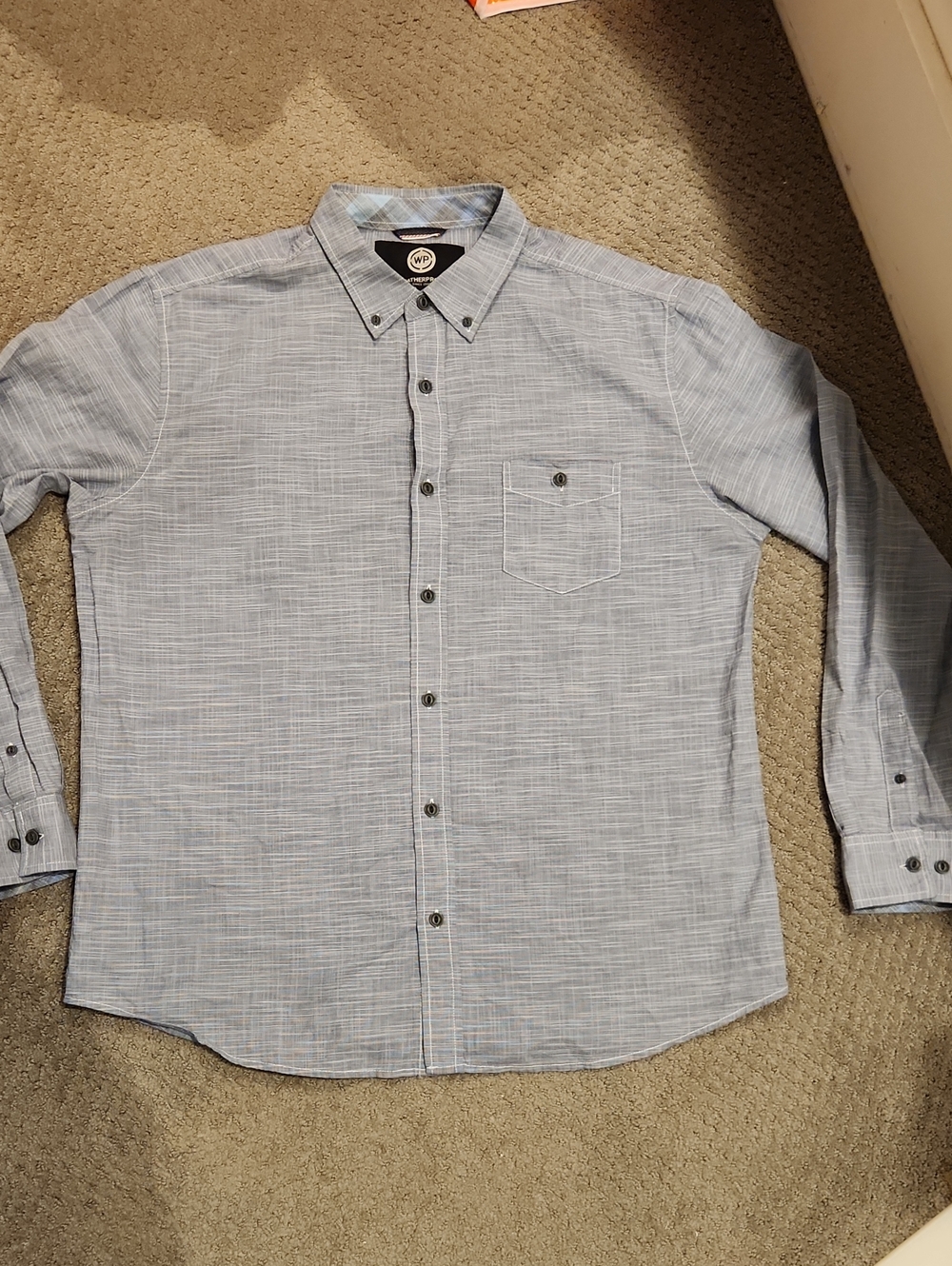 NEW Weatherproof Light Blue Button-Down Shirt XL